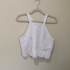 NWT ABERCROMBIE WHITE TANK TOP 💕